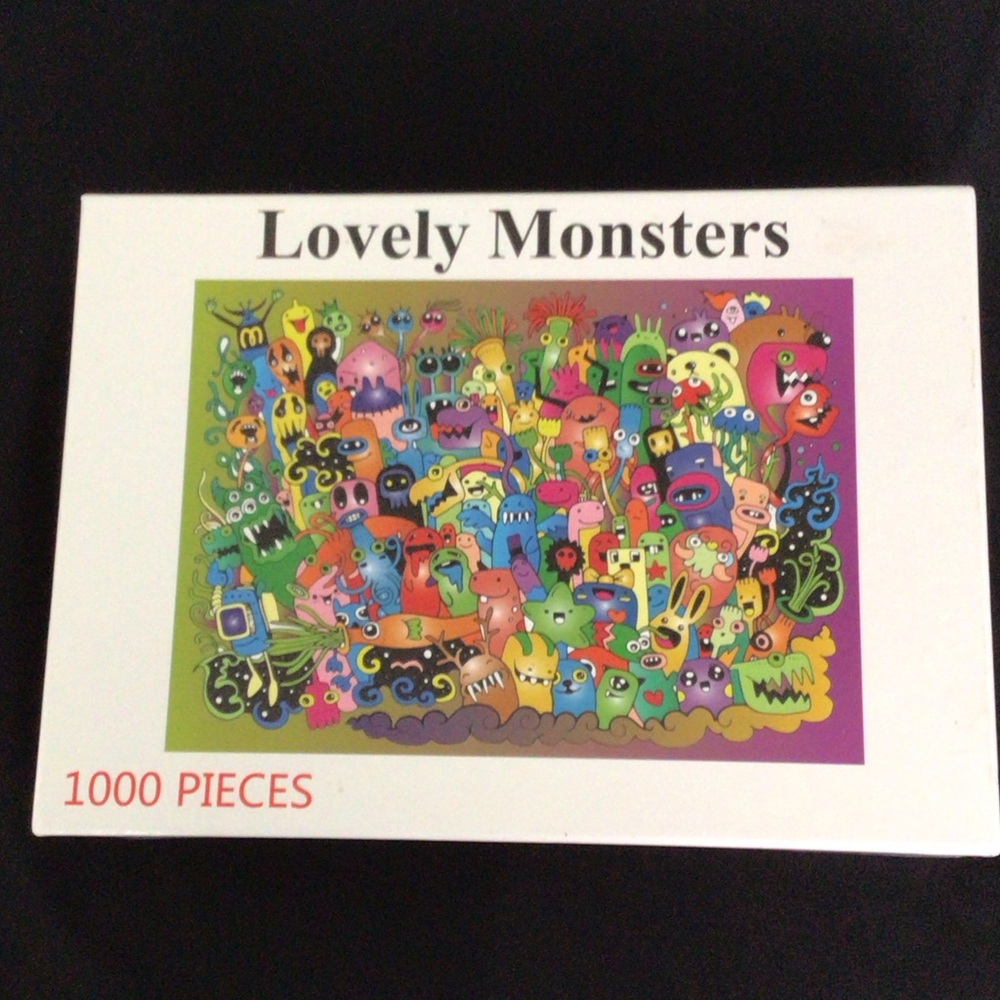 Lovely Monsters 1000-Piece Puzzle with Poster